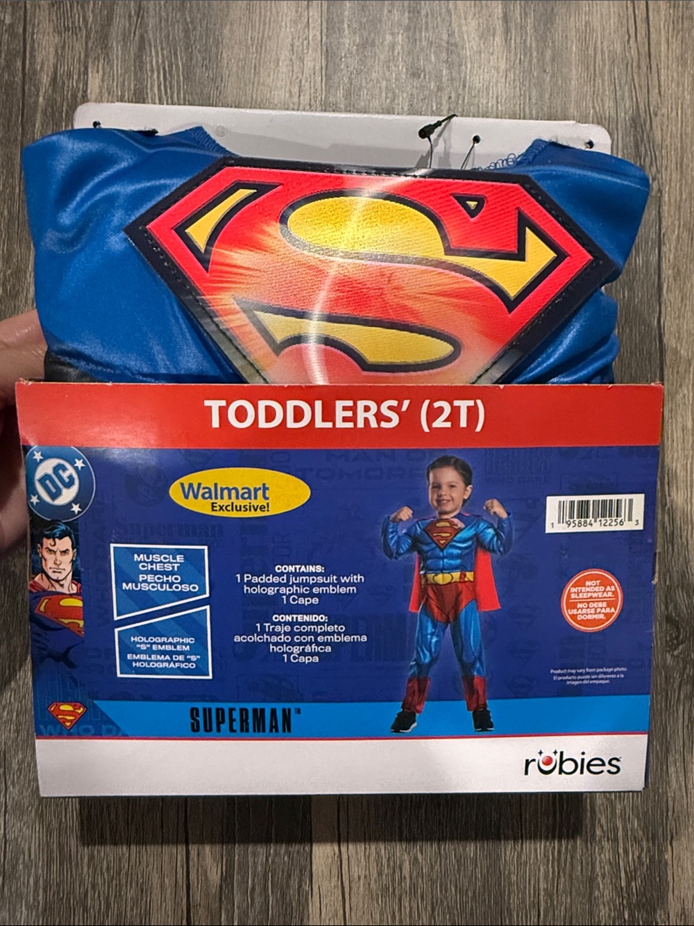 DC Superman Toddler Halloween Costume - 2T